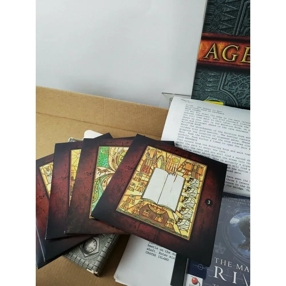 AGES of‎ Myst RIVEN 5th Anniv PC Game Commemorative Edition Big Box